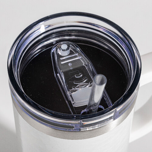 1200 ml 3D Puff Cloud travel mug for sublimation - white