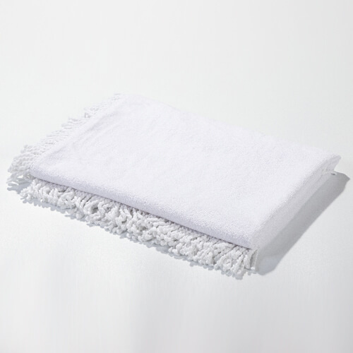 Uterák z mikrovlákna 152 x 76 cm so strapcom na sublimáciu - biely