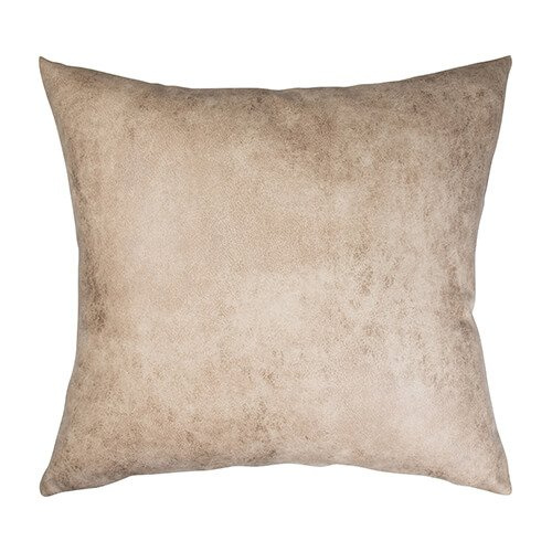 Ādas spilvendrāna 40 x 40 cm sublimācijai - Brūns