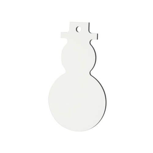 MDF christmas tree decoration snowman Sublimation Thermal Transfer