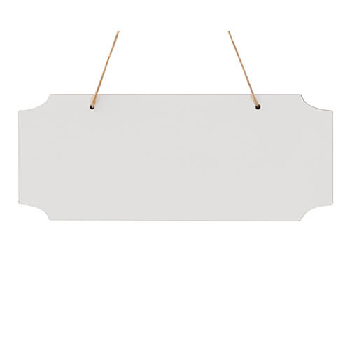 MDF door pendant for sublimation - rosette