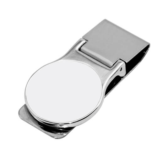 Rund seddelclips 3 x 6 cm Sublimering Termisk overførsel