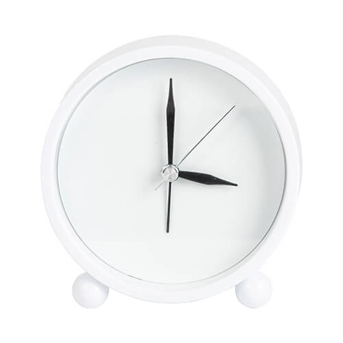 Szublimációs ébresztőóra - fehér