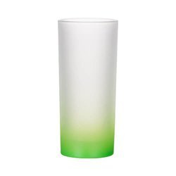 200 ml matinis stiklas sublimacijai - žalias gradientas