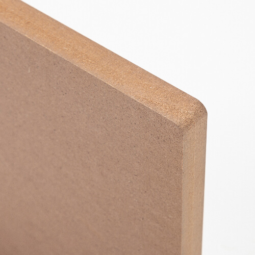 Fiberplade til sublimering 20 x 20 x 1,5 cm - 2 stk. - lysebrun ryg