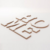 Lettres décoratives 25 cm en MDF pour sublimation - HOME