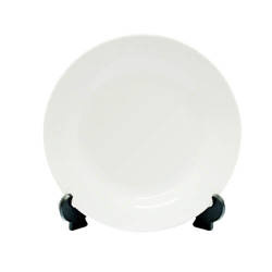 Assiette 18 cm avec support Sublimation Transfert Thermique