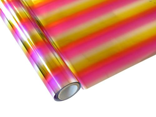 Kuumtrükifoolium - Multi-Bars Pink
