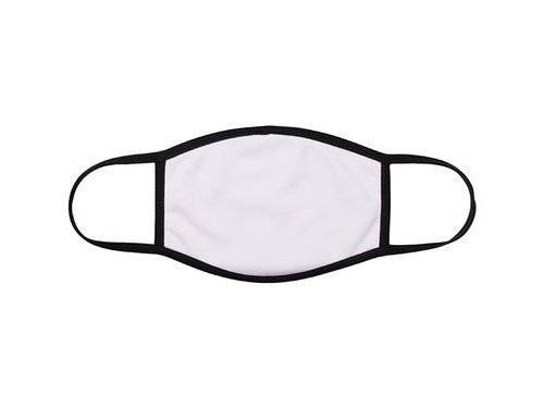 Stor ansigtsmaske med sort piping til sublimering