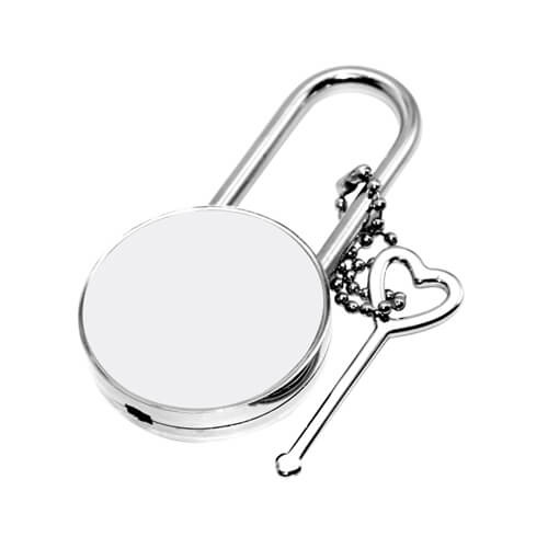 Round padlock 4 x 8 cm Sublimation Thermal Transfer