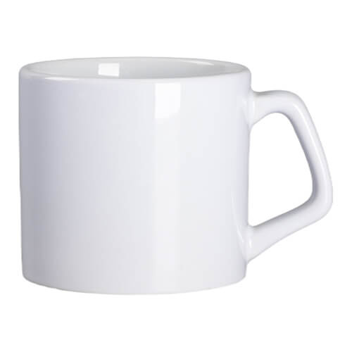 Kubek 280 ml z kwadratowym uszkiem do sublimacji - różowy