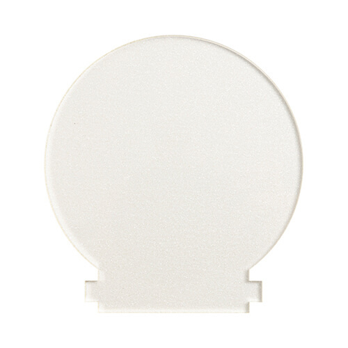 Akrylram med glitter för sublimering - cirkel