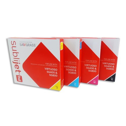 Set Sawgrass CMYK gel inkten voor Virtuoso SG400 / SG800 SubliJet-HD