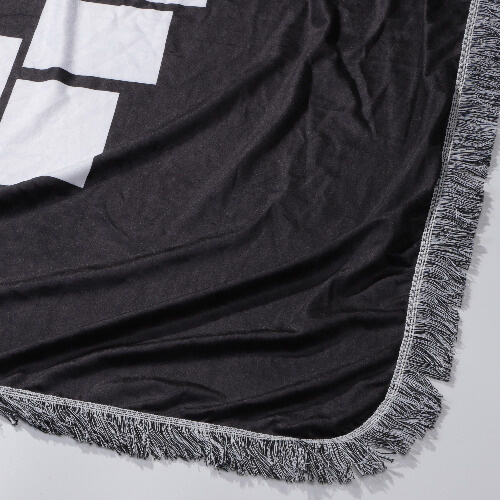 Plush blanket 150 x 100 cm with photo panels for sublimation - 14 panels