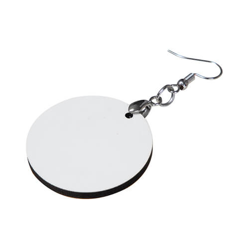 Boucles d'oreilles en MDF pour sublimation - cercle