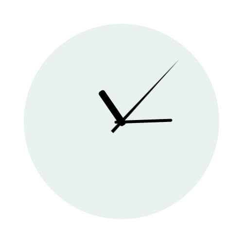 Glasklocka, diameter 20 cm Sublimation Thermal Transfer