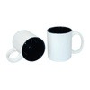 Mugg A + 330 ml med svart insida Sublimation Thermal Transfer