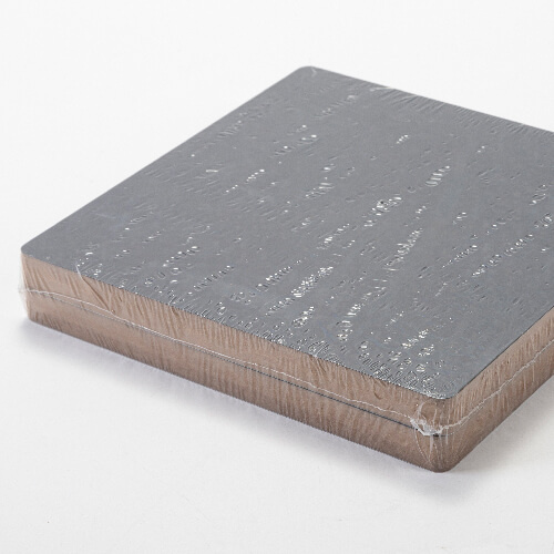 Fiberboard for sublimation 20 x 20 x 1.5 cm - 2 pcs. - black back