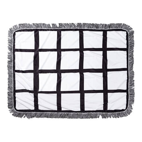 Plüss takaró 101 x 76 cm-es fotópanelekkel szublimációhoz - 24 paneltábla