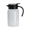 Cafetera de acero inoxidable 1500 ml para sublimación - blanca