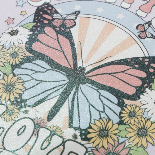 DTF OtterPro A4 glitter printing foil - 100 sheets - Holographic