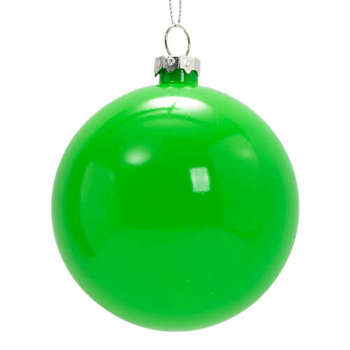 Boule de Noël Ø 7,8 cm pour sublimation - vert brillant