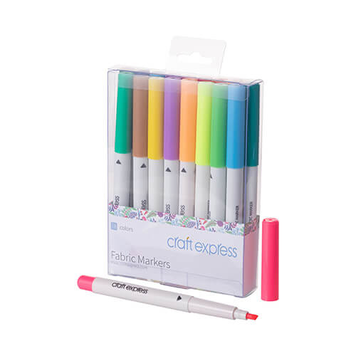 Craft Express Joy fabric markers - 18 colors