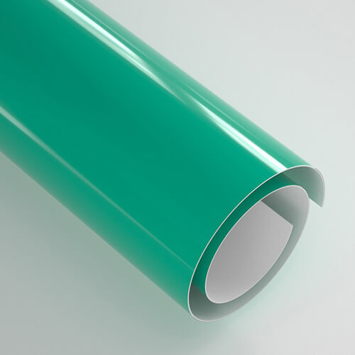 Samolepilna folija 30,5 x 30,5 cm - 20 listov - sijajna turkizno modra