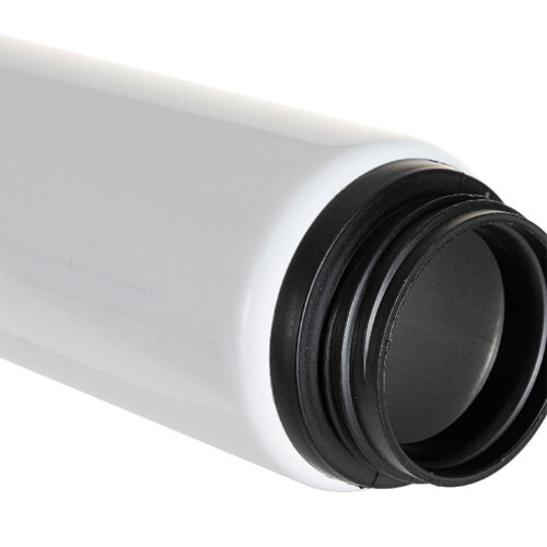 750 ml steklenica za vodo z zaklopko za sublimacijo - bela