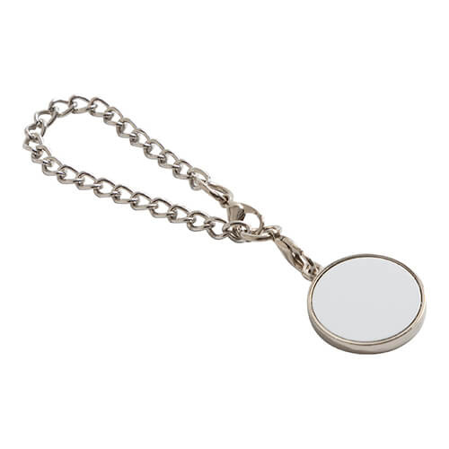 Metalen bekerhanger voor sublimatie - cirkel aan een ketting