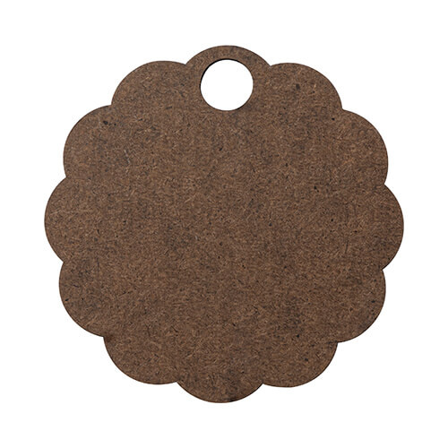 Placa identificativa de fibra con purpurina para taza de 1200 ml para sublimación - crisantemo