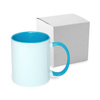 Mug A+ 330 ml FUNNY light blue with box Sublimation Thermal Transfer