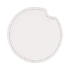 Car leather mug coaster for sublimation printing
