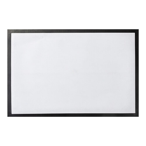 Ștergător 70 x 50 cm pe cauciuc negru pentru sublimare