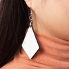Earrings made of MDF for sublimation - Diamond