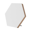 Cadre photo hexagonal en MDF pour sublimation - 17,8 x 20,3 cm