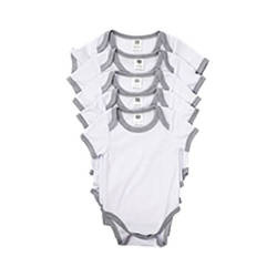 Laste lühikeste varrukatega bodysuit sublimatsiooni jaoks - hall torustik