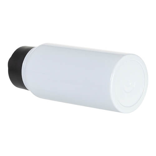 Sticlă de apă de 750 ml cu gură largă și mâner rabatabil pentru sublimare - alb