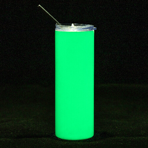 Mok van 600 ml met een sublimatierietje - glowing green in the dark