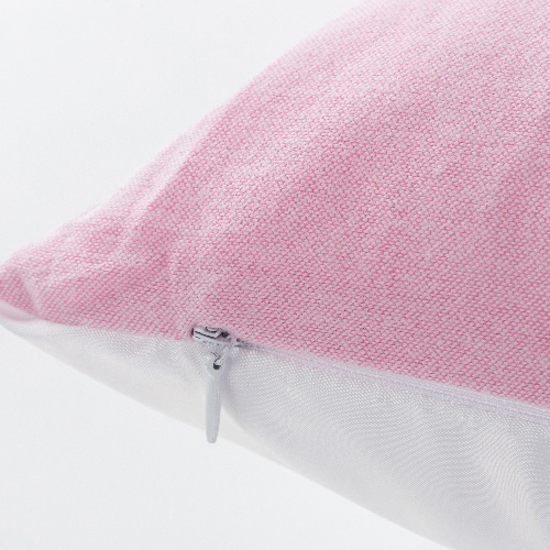 Two-color pillowcase 40 x 40 cm for sublimation - pink