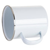 Mug en métal émaillé 500 ml pour sublimation - blanc