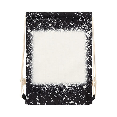 Bleget Starry Black-rygsæk til sublimering