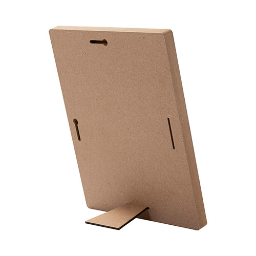 Cadre photo - cœur en MDF pour sublimation - 20,3 x 25,4 cm