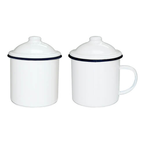 Metalna čaša s poklopcem, sublimacijski termalni transfer