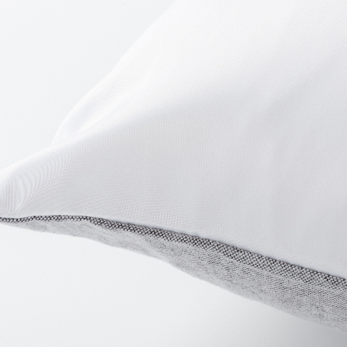 Two-color pillowcase 40 x 40 cm for sublimation - gray