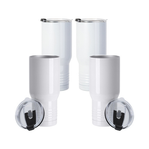 Sæt med 4 Ringneck 650 ml krus med print 