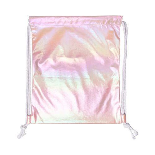 Back bag 33 x 42 cm for sublimation - holo effect - pink