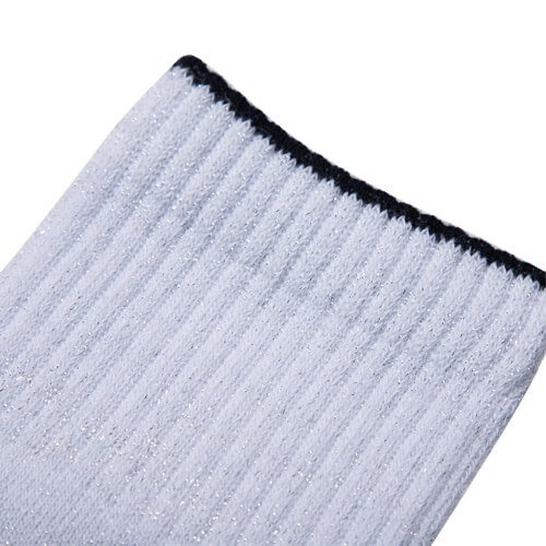 Chaussettes Sublimation 45 cm - paillettes argent