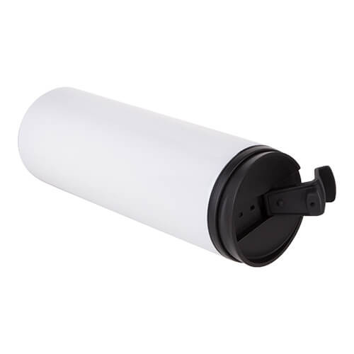 500 ml-es rozsdamentes acél palack szublimációhoz - fehér