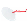 Glass Christmas tree pendant for sublimation - oval
